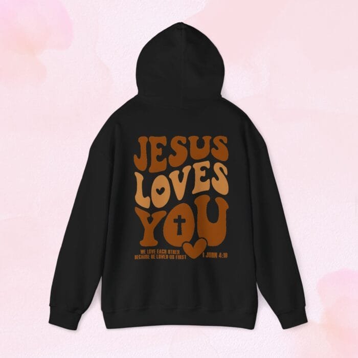 Jesus loves you hoodie