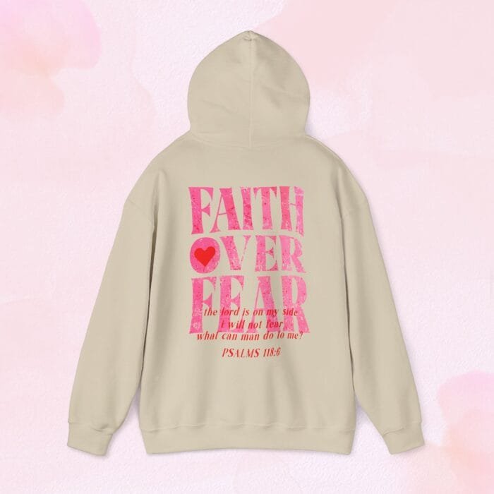 faith over fear hoodie