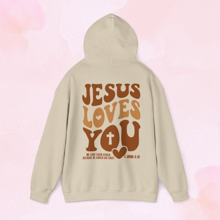 Jesus loves you hoodie