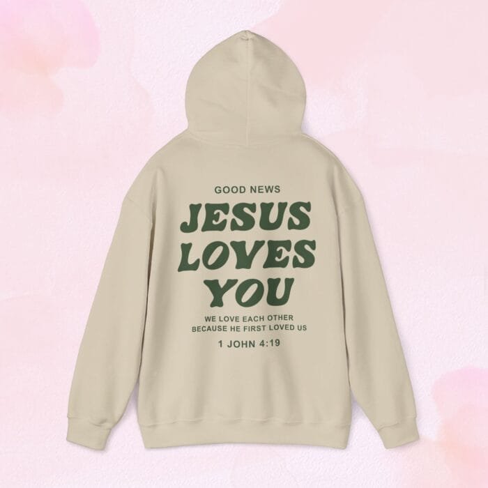 Jesus loves you hoodie