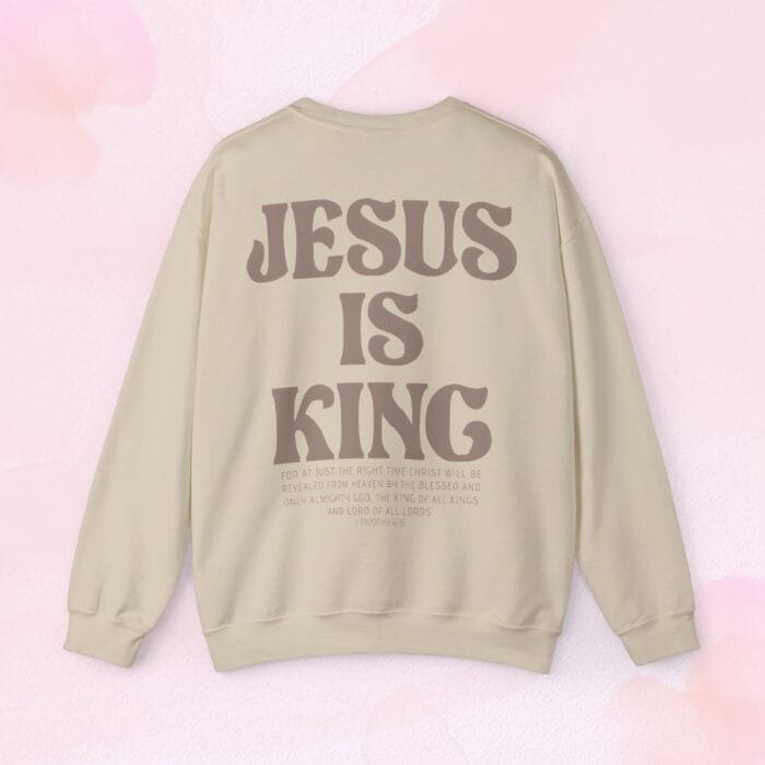 Jesus is king sweatshirt