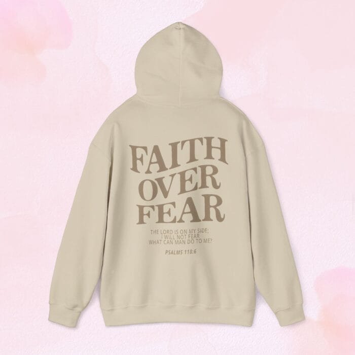 faith over fear hoodie