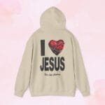 i love Jesus hoodie