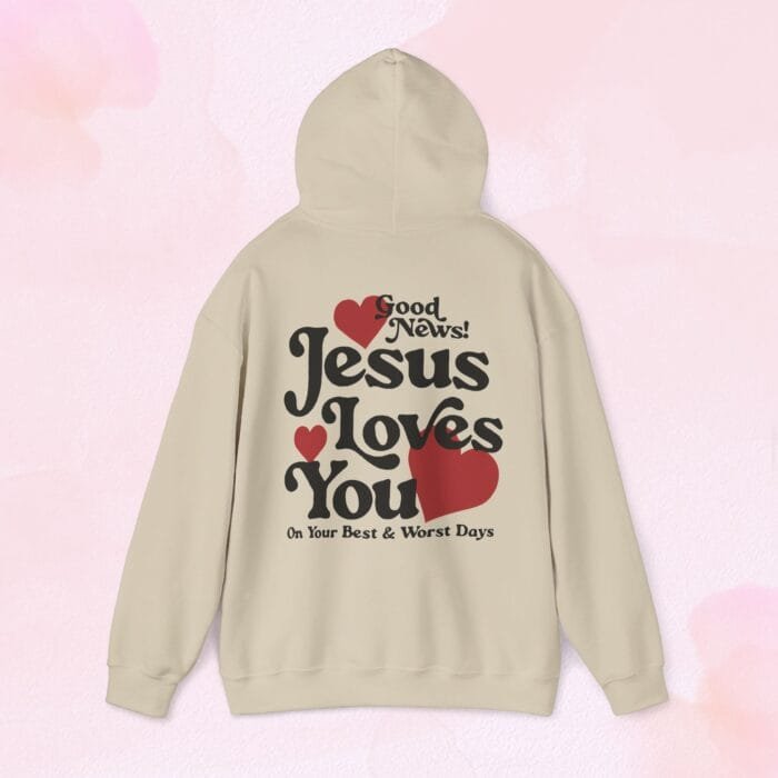 Jesus loves you hoodie