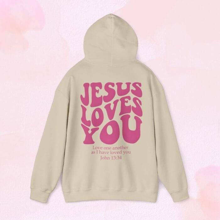 Jesus loves you hoodie