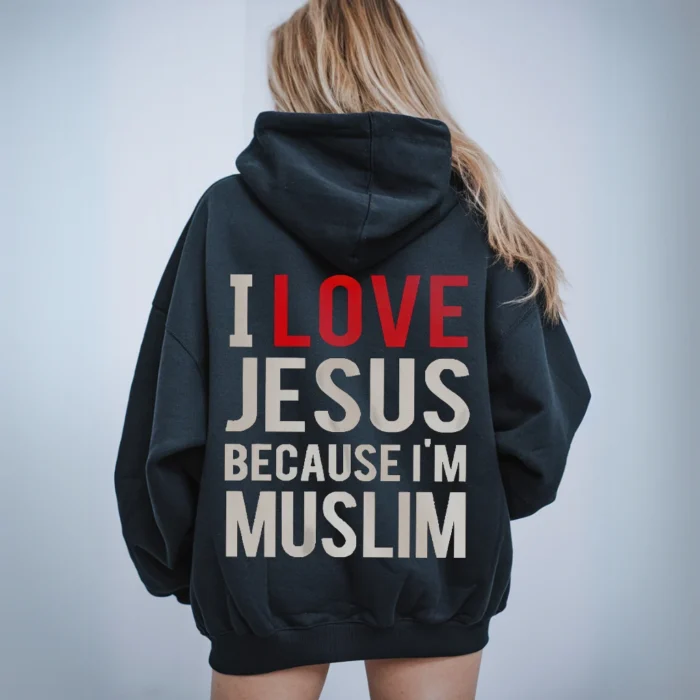 I Love Jesus Hoodie A Cozy Way to Show Your Faith Black