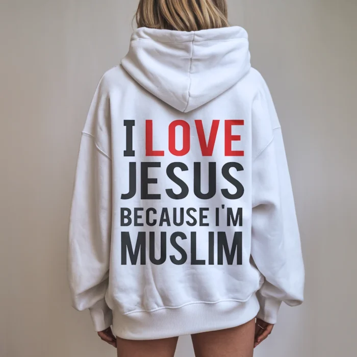 I Love Jesus Hoodie A Cozy Way to Show Your Faith White