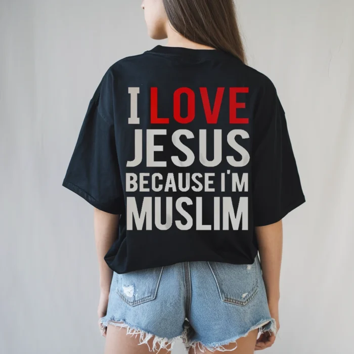 I Love Jesus Shirt A Bold Statement of Faith and Love Black