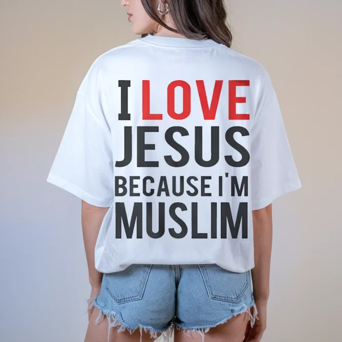 I Love Jesus Shirt A Bold Statement of Faith and Love White