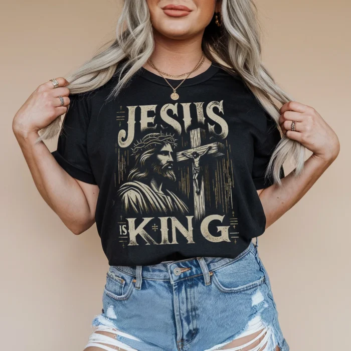 Jesus Is King Shirt Share the Message of His Kingdom