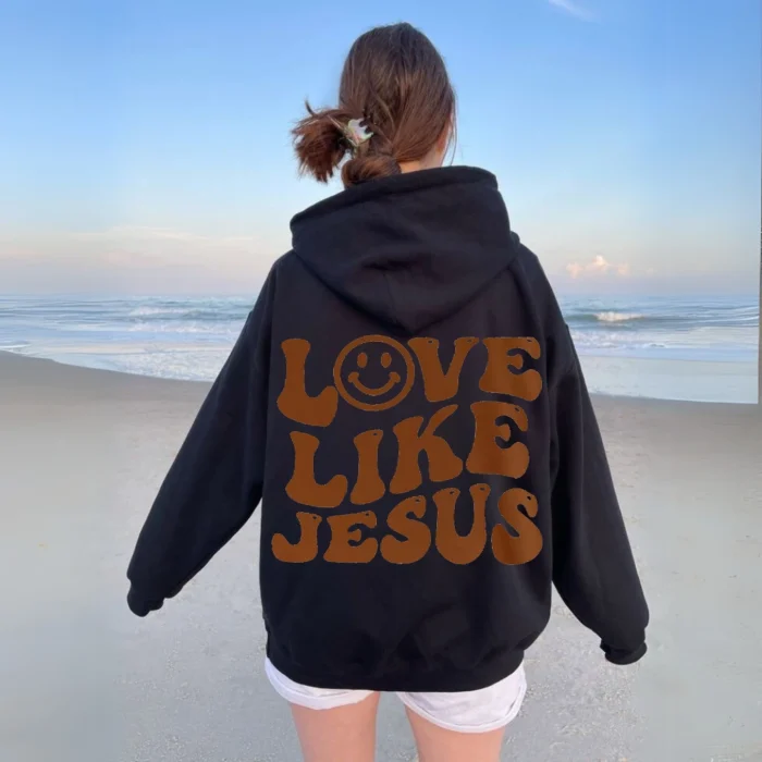 Love Like Jesus Hoodie Compassion and Faith in Style