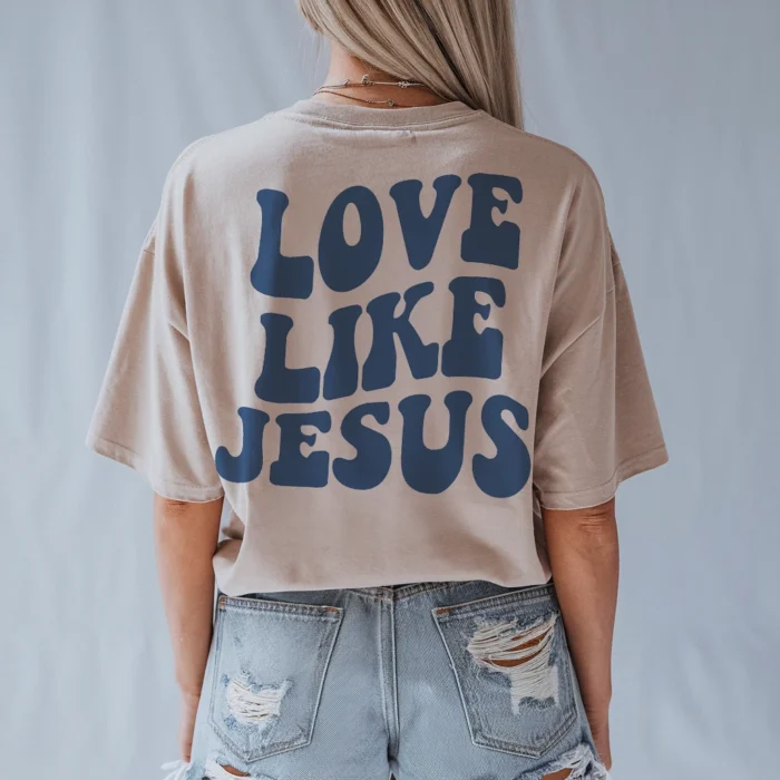 Spread Kindness with the Love Like Jesus Shirt Natural