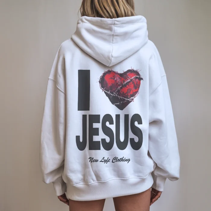 Wear Your Belief with the I Love Jesus Hoodie