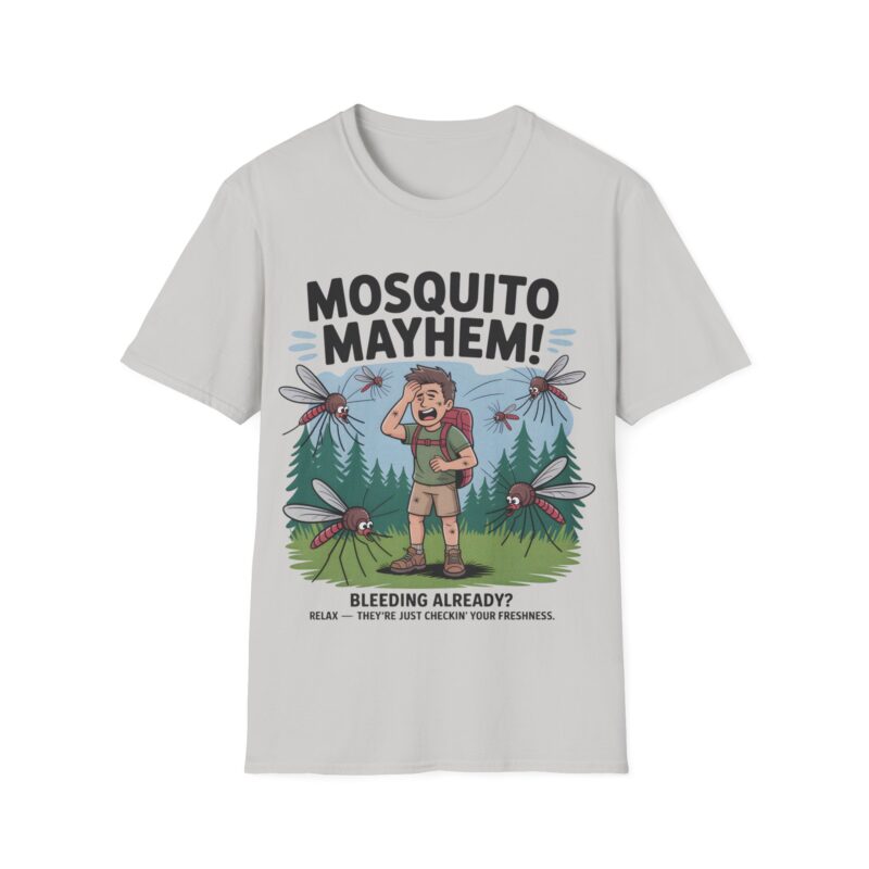 Mosquito Mayhem Unisex T-Shirt - Fun Outdoor Adventure Tee