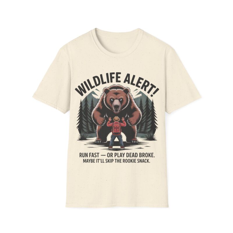 Wildlife Alert Bear — Funny Outdoor Adventure Tee