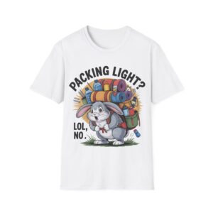 "Packing Light?" Squirrel T-Shirt - Outdoor Humor Tee
