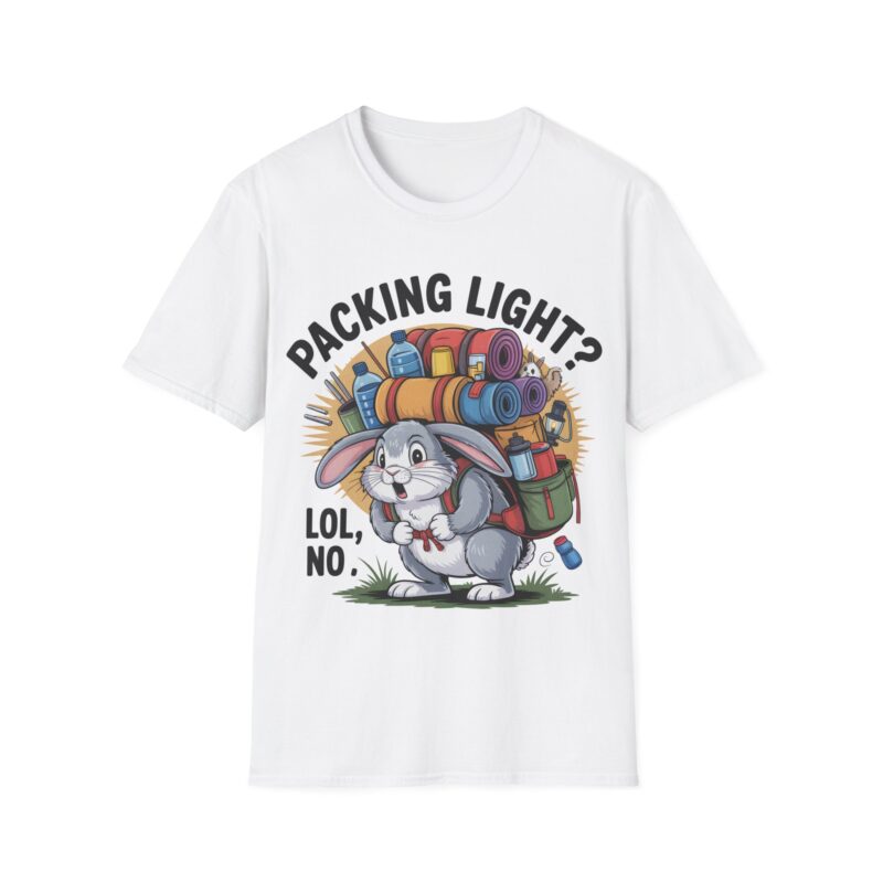"Packing Light?" Squirrel T-Shirt - Outdoor Humor Tee