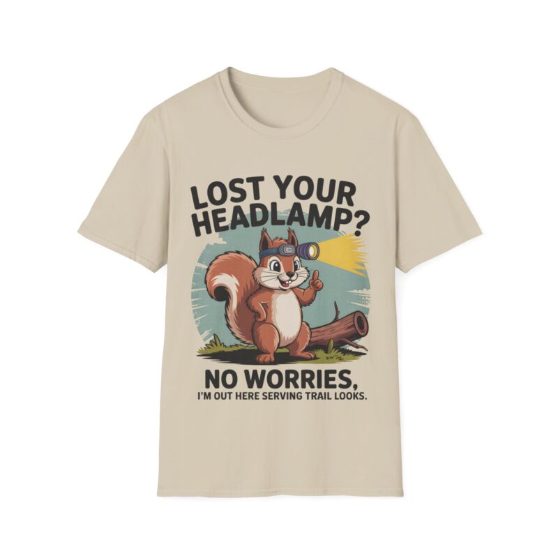 Lost Your Headlamp? Funny Unisex T-Shirt for Outdoor Enthusiasts
