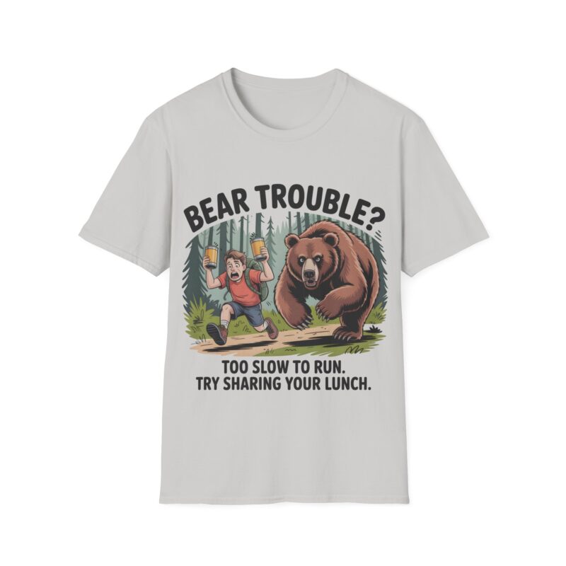 Bear Trouble? — Humorous Tee for Nature Lovers & Adventurers