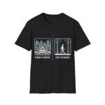 Stuck in Traffic vs Lost in Nature Unisex Softstyle T-Shirt