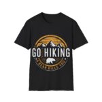 Go Hiking — Outdoor Adventure Tee with Bear Graphic