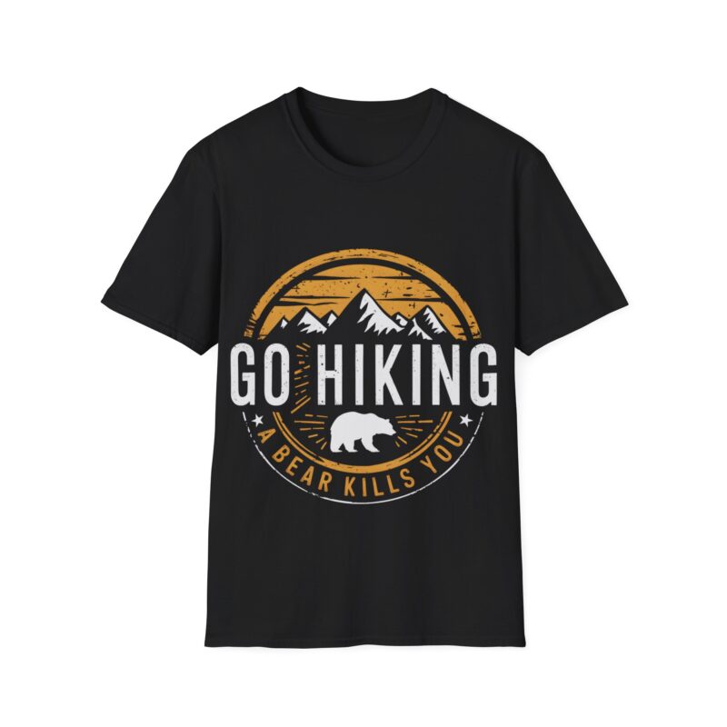 Go Hiking — Outdoor Adventure Tee with Bear Graphic