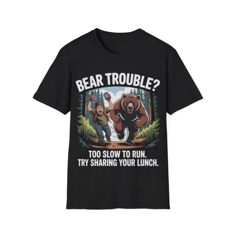Bear Trouble? — Funny Tee for Nature Lovers & Outdoor Adventures