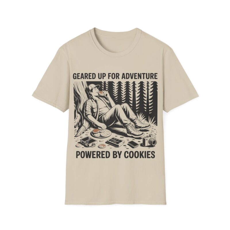 Cookie-Fueled Hiker T-Shirt - Funny Outdoor Adventure