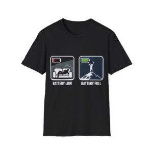 Battery Low to Full Fun Unisex Softstyle T-Shirt