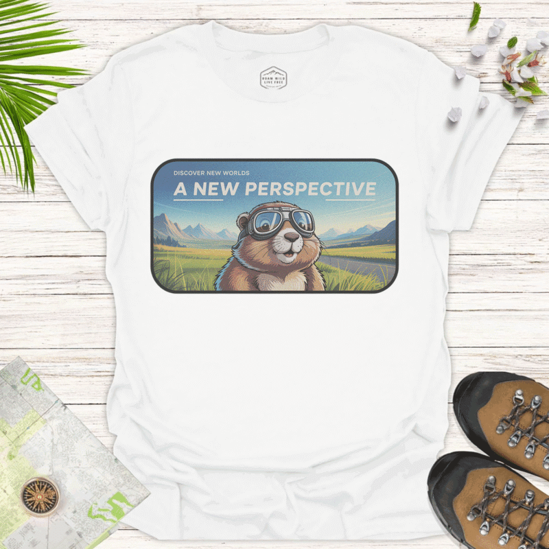 A New Perspective – Inspirational Unisex Casual T-Shirt - white