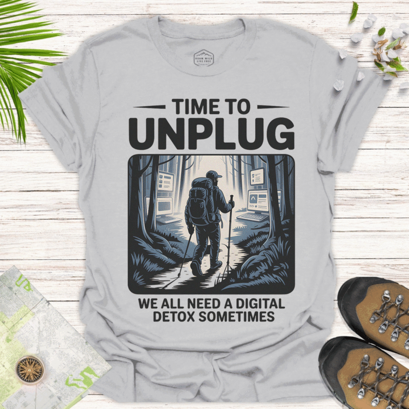 Adventure Awaits Time to Unplug & Explore Nature - ice grey