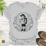 Adventure Awaits — Nature Explorer Tee - ice grey