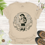 Adventure Awaits — Nature Explorer Tee - sand