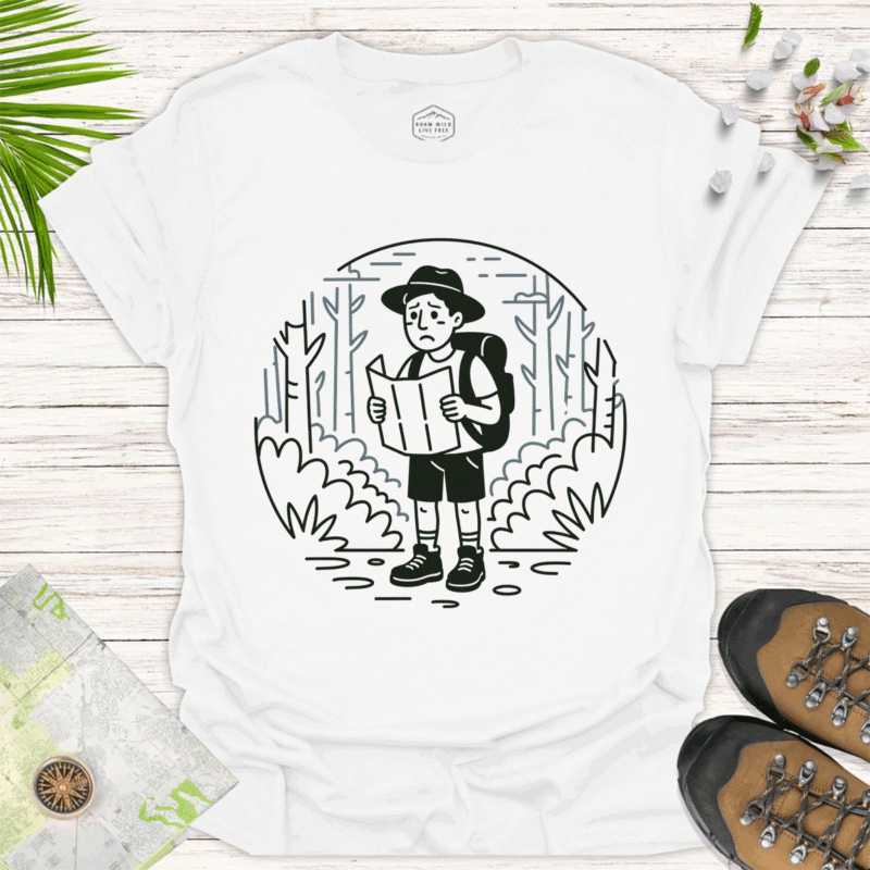 Adventure Awaits — Nature Explorer Tee - white
