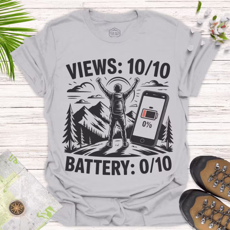 Adventure Time Recharge Your Soul, Not Your Phone - ice grey