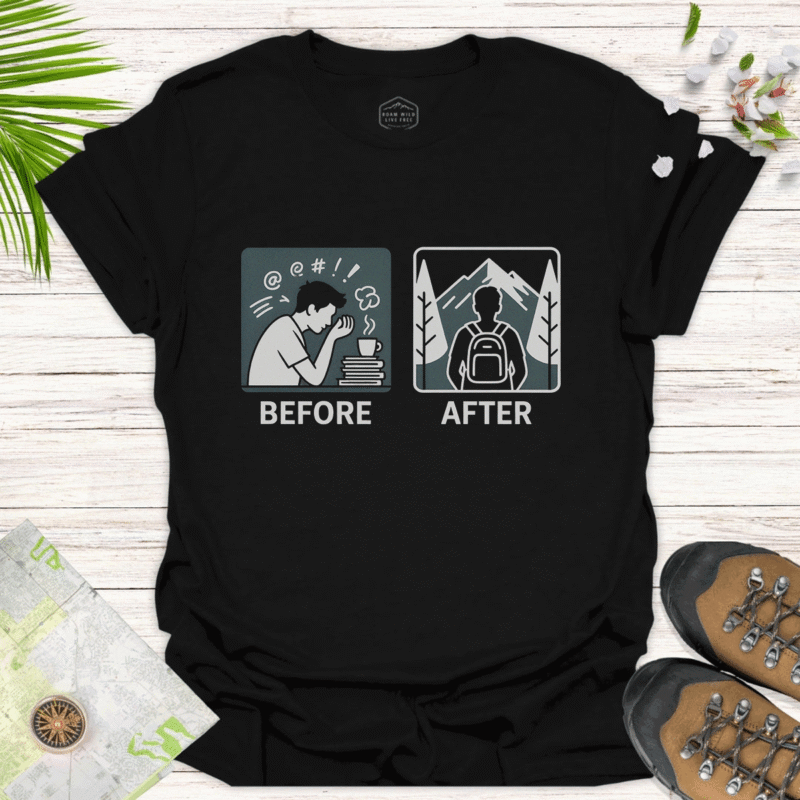 Before Coffee, After Coffee — Tee for Coffee Lovers