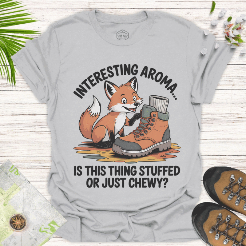 Funny Fox Graphic T-Shirt - "Interesting Aroma" for Animal Lovers