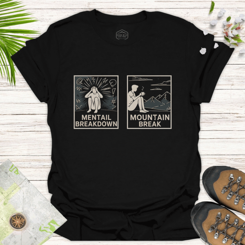 Mental BreakdownMountain Break Unisex Softstyle T-Shirt