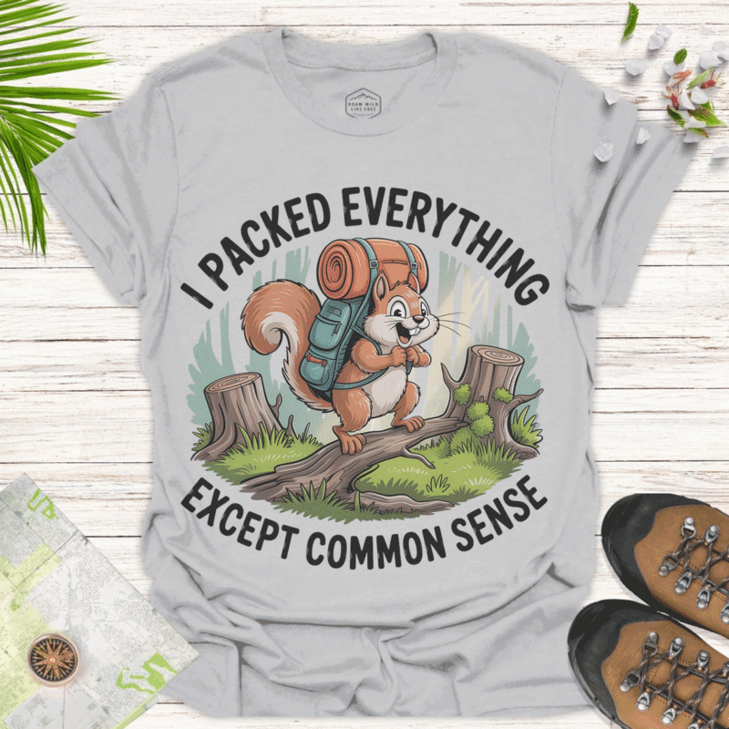 Outdoor Adventure Tee – Funny Gift for Nature Lovers - ice grey