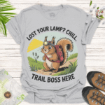 Outdoor Enthusiast’s Squirrel Shirt – Hiking Gift Idea - ice grey