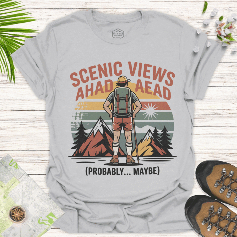 Scenic Views Ahead - Adventure Tees for Nature Lovers