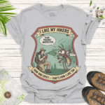 Adventure Fun Tee – Perfect Gift for Hiking Lovers - ice grey
