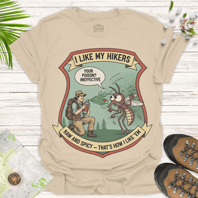Adventure Fun Tee – Perfect Gift for Hiking Lovers - sand