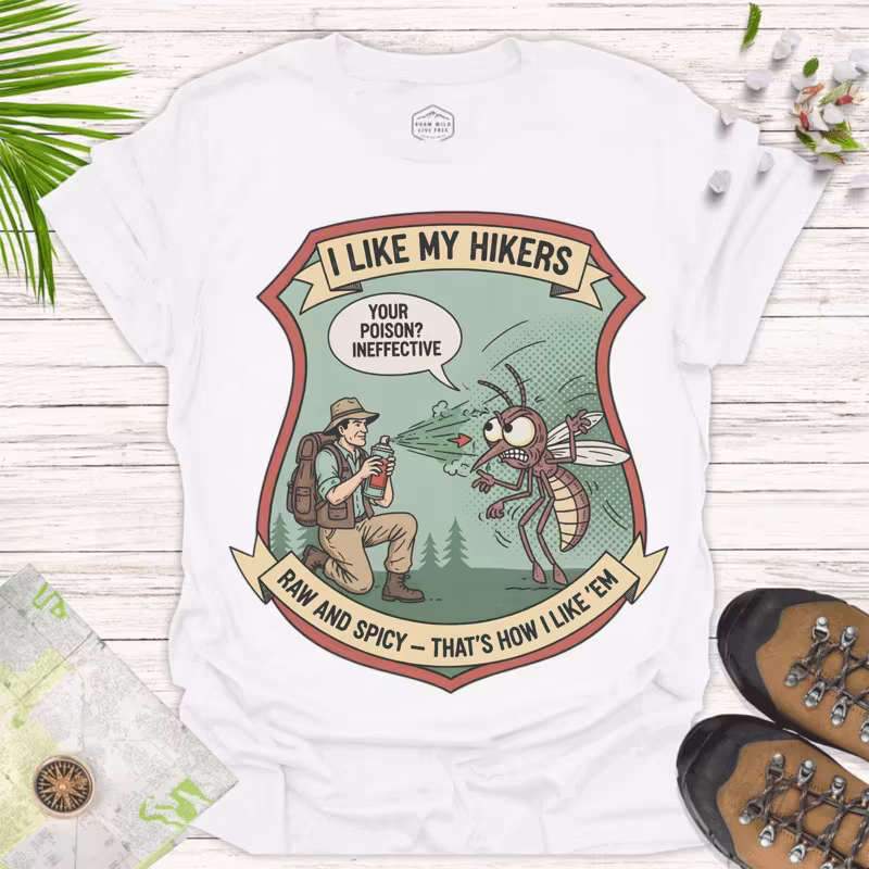 Adventure Fun Tee – Perfect Gift for Hiking Lovers - white