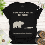 Bear Attack Tee – Funny Wildlife Shirt for Hikers