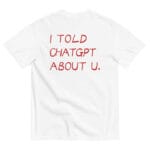 I TOLD CHATGPT ABOUT U. - white