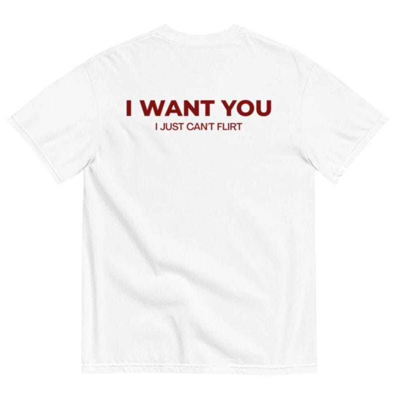 I WANT YOU I JUST CAN'T FLIRT