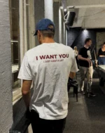 I WANT YOU I JUST CAN'T FLIRT - white (2)