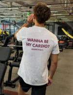 WANNA BE MY CARDIO - white (2)