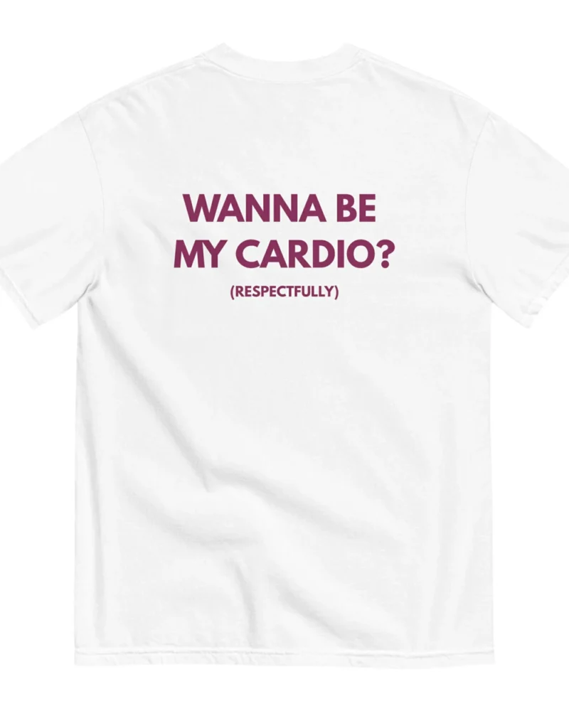 WANNA BE MY CARDIO - White